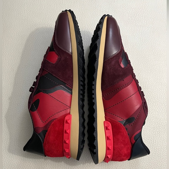 NWB- Valentino Garavani Rockrunner Camo Men’s Sneaker- Made in Italy -EU 42/US 9 - Picture 5 of 13